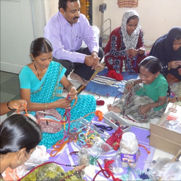 Tote bag xl with zipper jute cotton handmade - Picture 6 of 6